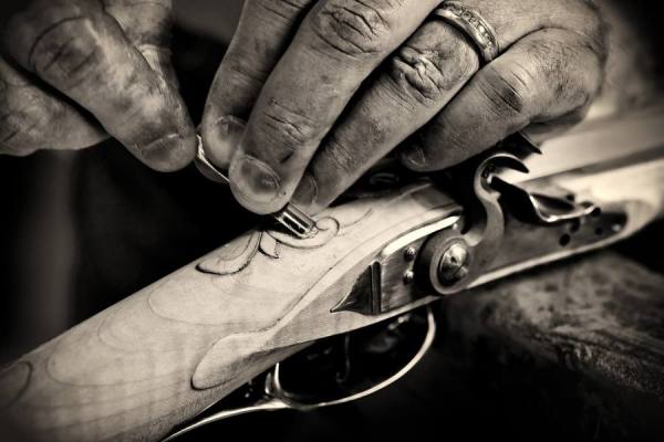 Photograph Greg Whitaker Kentucky Rifle on One Eyeland