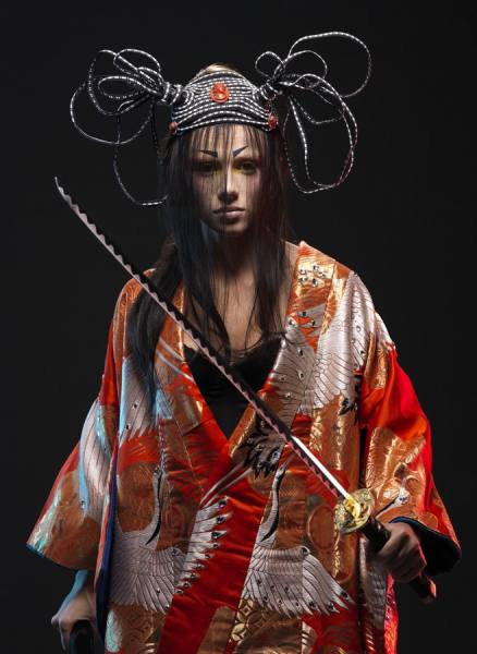 Photograph Caesar Lima Kimono Punk Orange on One Eyeland