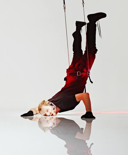 Photograph David Ellis Simon Pegg on One Eyeland