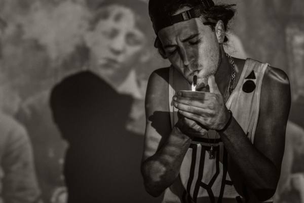 Photograph Will Strawser Smokers on One Eyeland