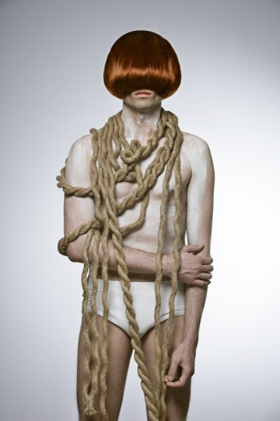 Photograph Jola Skora Boy In Rope on One Eyeland
