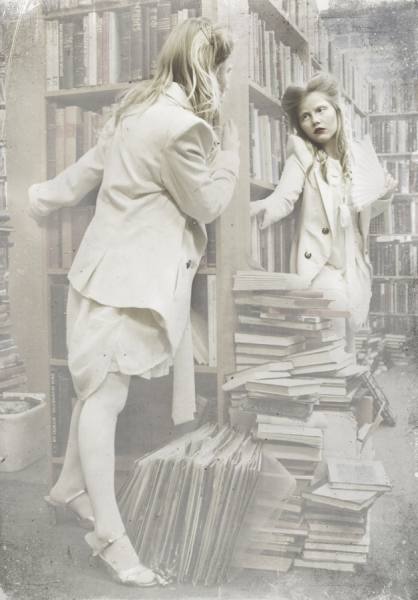 Photograph Ingrid Karis Ghosts Of The Bookstore on One Eyeland