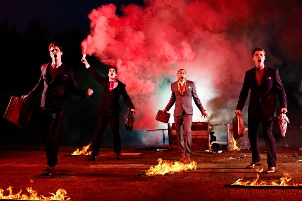 Photograph David Ellis Riots on One Eyeland