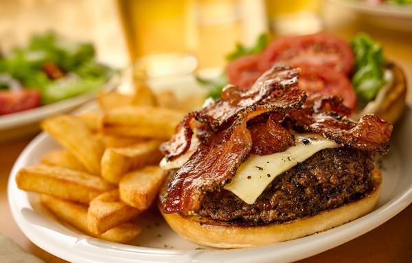 Photograph Greg Stroube Bacon Cheeseburger on One Eyeland
