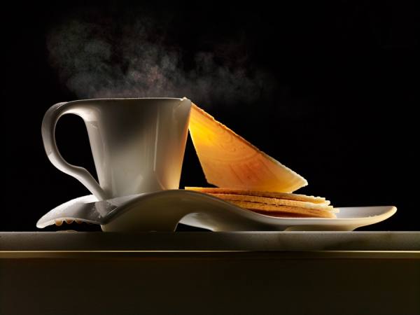 Photograph Joe Felzman Coffee Steam And Wafers on One Eyeland