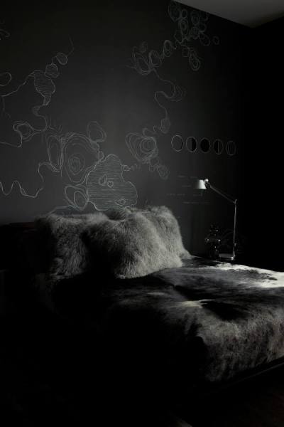 Photograph Tyllie Barbosa Dark Bedroom on One Eyeland