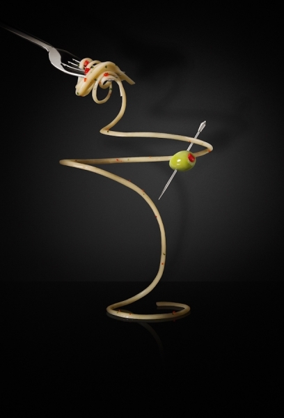 Photograph Stan Musilek Martini Spaghetti on One Eyeland