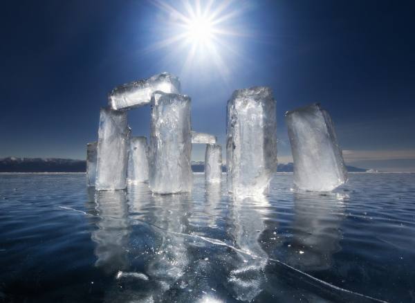Photograph Alexey Trofimov Ice Stonehenge on One Eyeland
