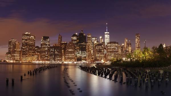 Photograph Xabier Mendieta Sunset In New York on One Eyeland