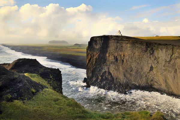 Photograph Nancy Ney Dyrholaey Cliff on One Eyeland