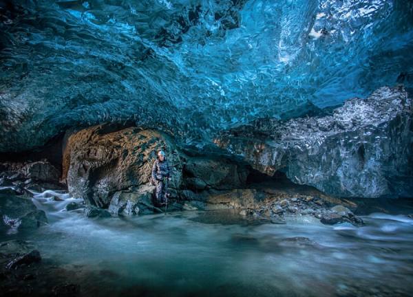 Photograph Peter Svoboda Inside The Ice Cave on One Eyeland