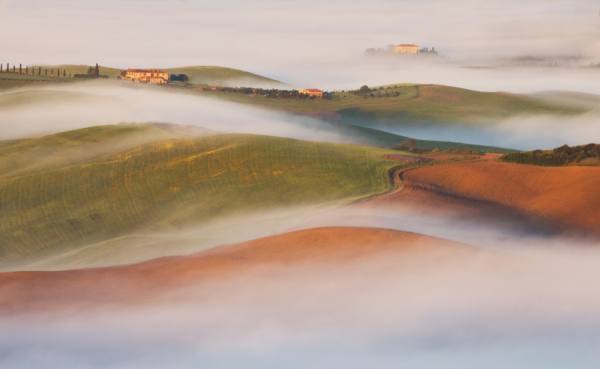 Photograph Peter Svoboda Tuscan Fields on One Eyeland