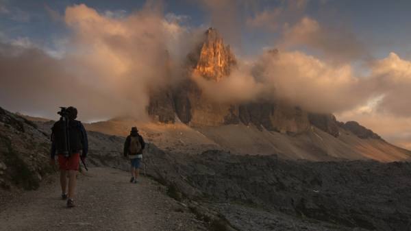 Photograph Tony Goran Walkers on One Eyeland