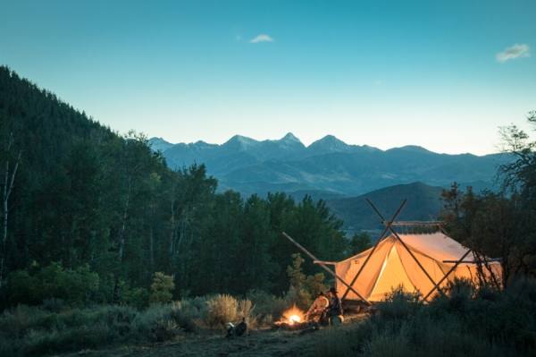 Photograph Terry Vine Campfire on One Eyeland