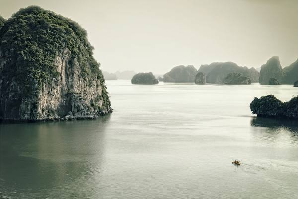 Photograph Eugenia Kyriakopoulou Kayaking In Halong Bay Ii on One Eyeland