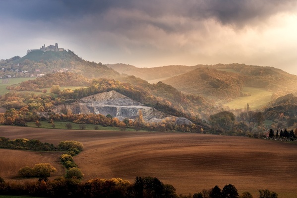Photograph Lubos Balazovic Sunrise At Branc Castle on One Eyeland