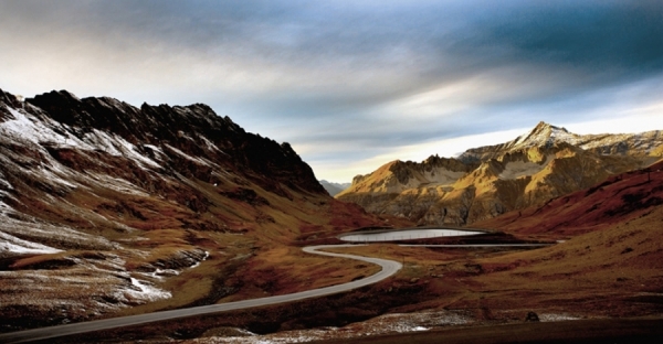 Photograph Derek Seaward Alps on One Eyeland
