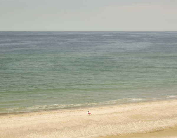 Photograph Matt Kalinowski Beach Bather on One Eyeland