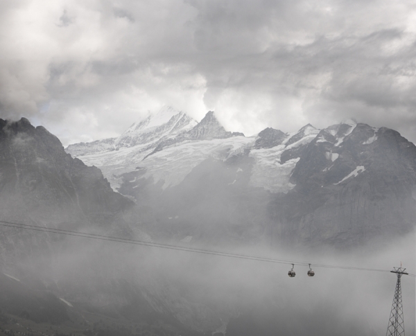 Photograph Simon Stock Cable Cars Switzerland on One Eyeland