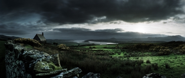 Photograph James Callaghan Chapel On Hillside In Wales on One Eyeland