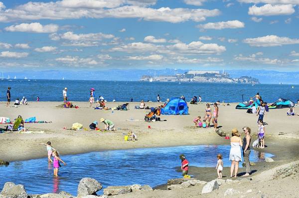 Photograph Mitchell Funk Crissy Field Beach on One Eyeland