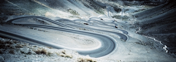 Photograph Simon Stock Curvy Road on One Eyeland