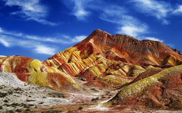 Photograph Thierry Bornier Danxia  Gansu on One Eyeland