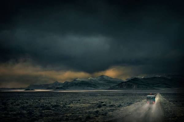 Photograph Brian Bailey Desert Jeep on One Eyeland