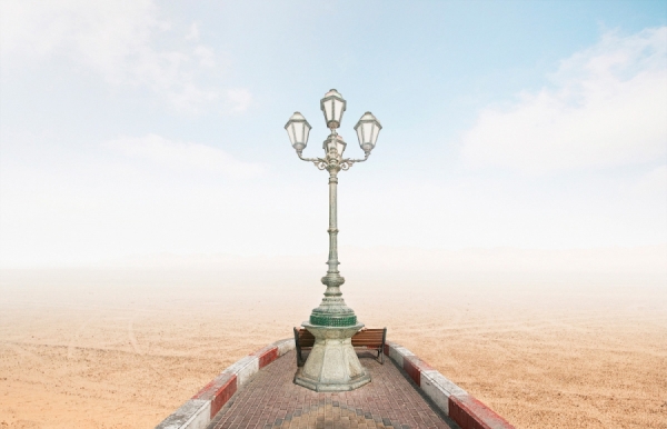 Photograph William Huber Desert Outpost on One Eyeland