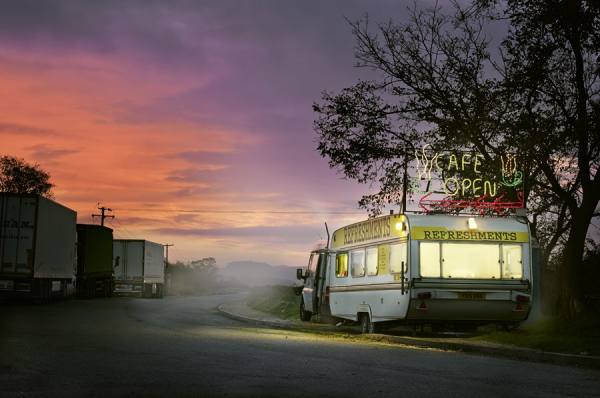 Photograph Mark Mawson Diner on One Eyeland