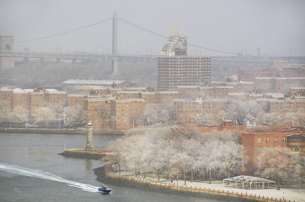 Photograph Mitchell Funk East River on One Eyeland