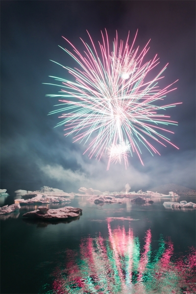 Photograph Oscar Bjarnason Fire On Ice on One Eyeland
