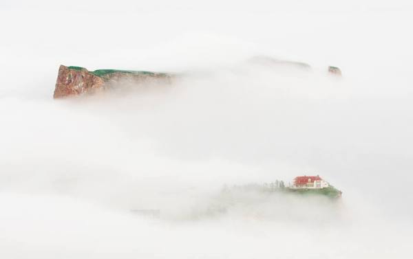 Photograph Jacques Gratton Fog On The Rock on One Eyeland