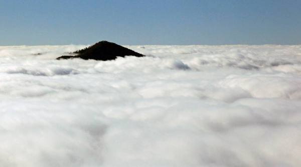 Photograph Chip Henderson Foggy Peak on One Eyeland