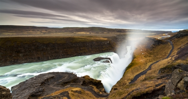 Photograph Oscar Bjarnason Gullfoss on One Eyeland