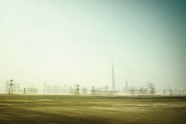 Photograph Jim Hughes Dubai Landscape on One Eyeland