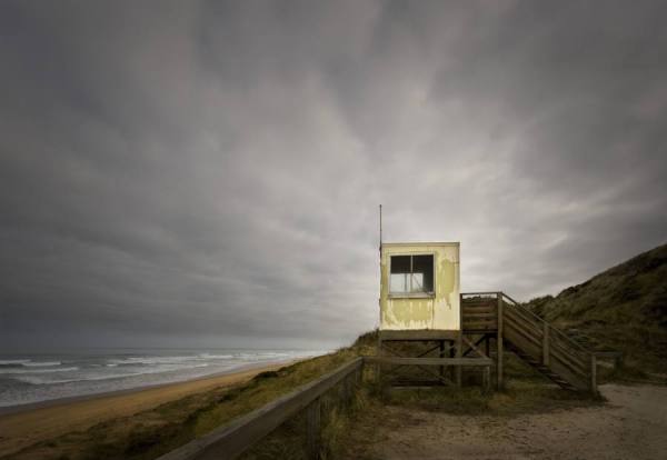 Photograph John Tozer Life Saving Hut Venus Bay Victoria Australia on One Eyeland