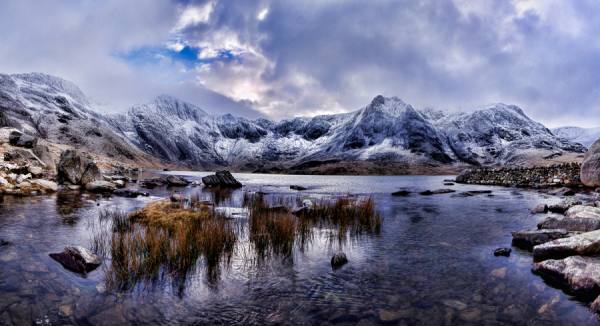 Photograph Andrew Munro Llyn Idwal on One Eyeland