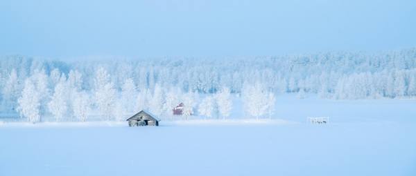 Photograph Petri Damsten Lonely Barn on One Eyeland