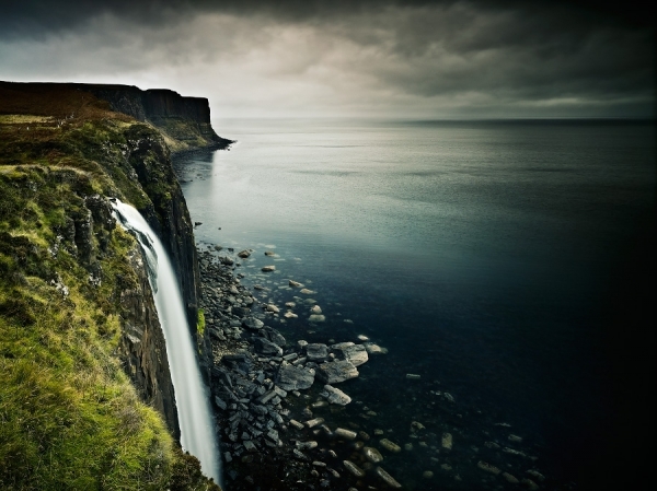 Photograph Julian Calverley Mealt Waterfall Isle Of Skye on One Eyeland