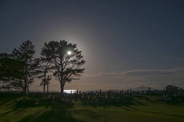 Photograph Phil Armitage Moonlight Over The Graveyard on One Eyeland