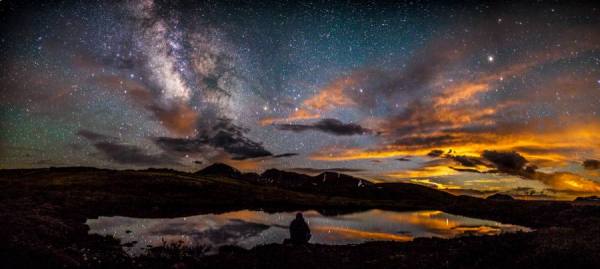 Photograph Thomas Obrien Moonset And The Milky Way on One Eyeland