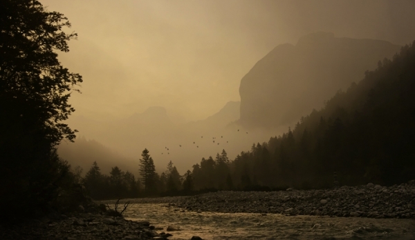 Photograph Norbert Maier Morning Fog on One Eyeland