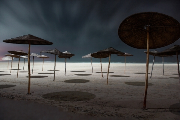 Photograph Todd Antony Moroccan Beach Umbrellas on One Eyeland