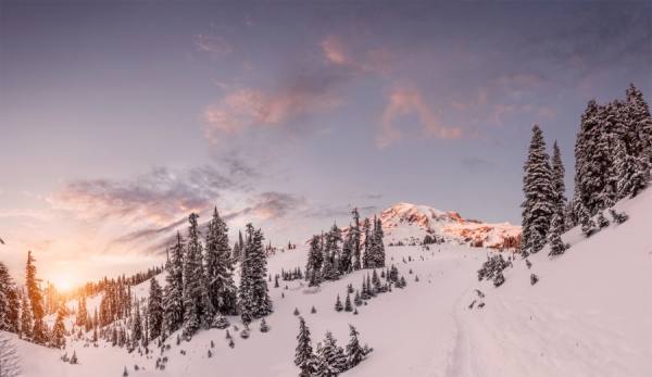 Photograph Nick Hall Mt Rainier on One Eyeland