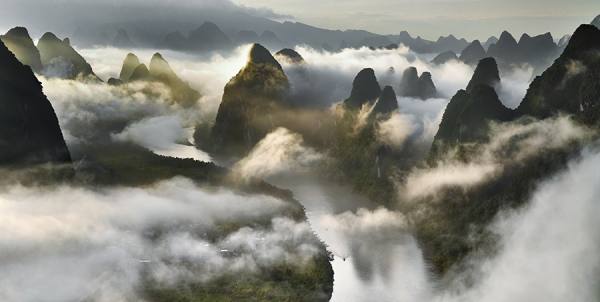 Photograph Thierry Bornier Mystic Mountain Of Yangshuo on One Eyeland