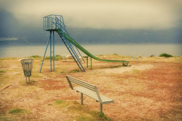 Photograph Markku Lahdesmaki Playground 3 on One Eyeland