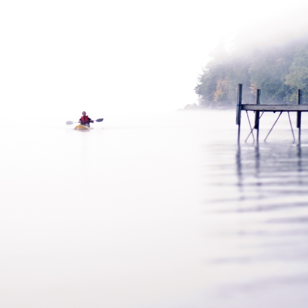 Photograph Kevin Steele Quiet Kayak On The Lake on One Eyeland