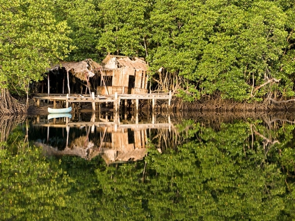 Photograph Phil Cawley Reflection on One Eyeland