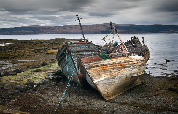 Photograph Glen Campbell Retired Boats on One Eyeland